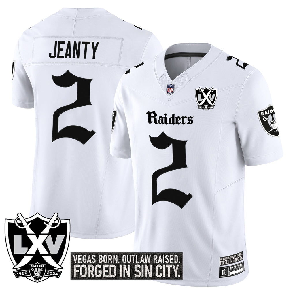 Men's Las Vegas Raiders 'Gothic Sin City Shadows Edition' Vapor Limited Jersey - All Stitched