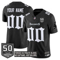 Tampa Bay Buccaneers 'Gothic Pirate Shadows Edition' Vapor Limited Custom Jersey - All Stitched