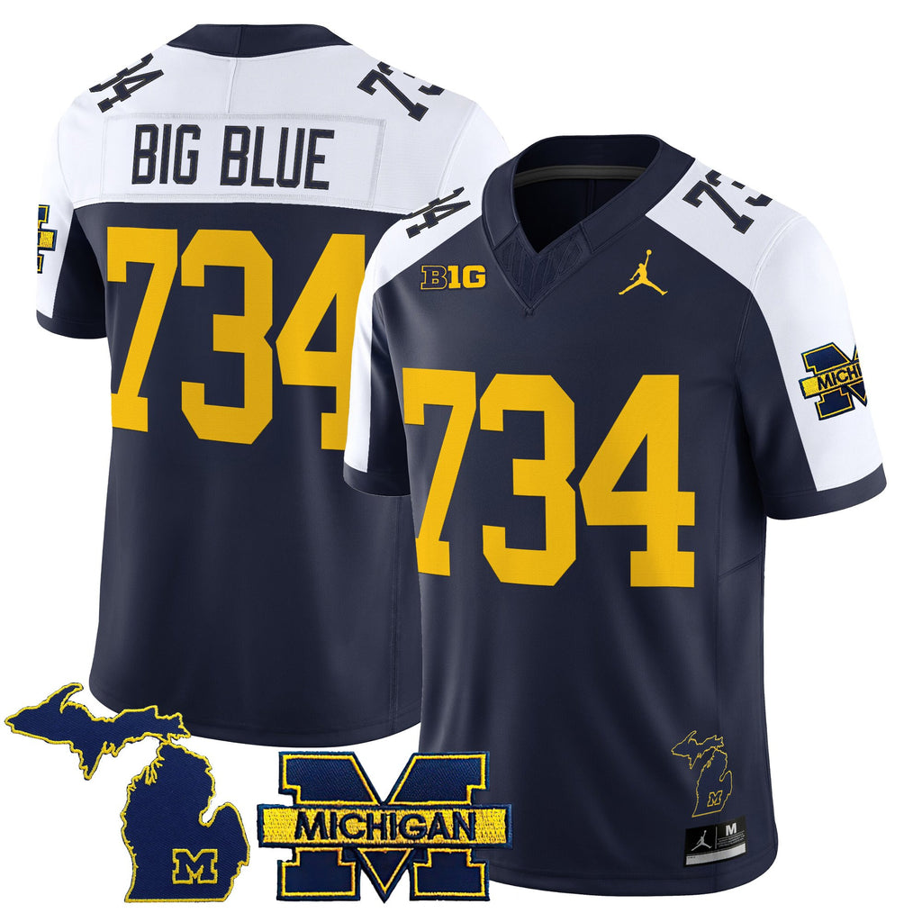 Men's Michigan Wolverines 2025 Vapor Limited Jersey V2 - All Stitched