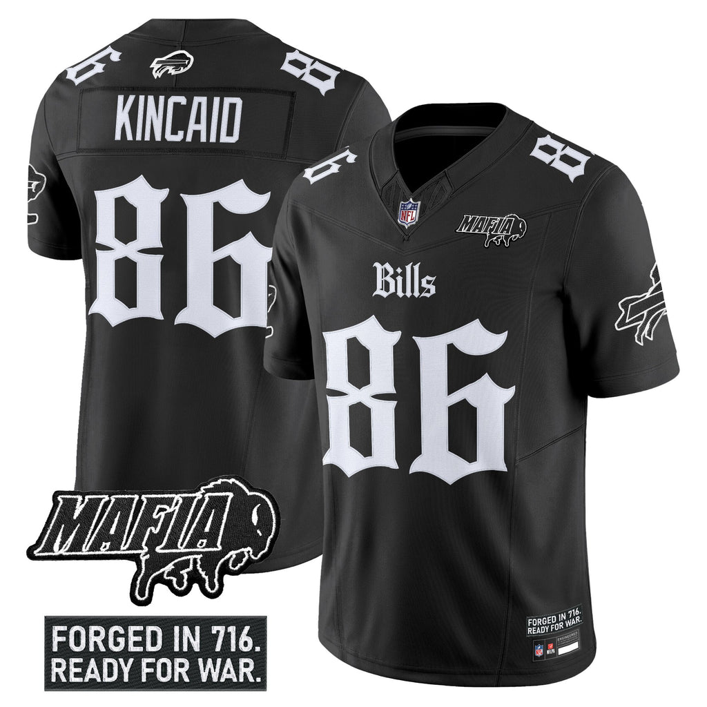Men's Buffalo Bills 'Gothic Cold Front Edition' Vapor Limited Jersey V2 - All Stitched