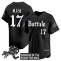 Men's Buffalo Bills 'Gothic Cold Front Edition' Vapor Baseball Jersey - All Stitched