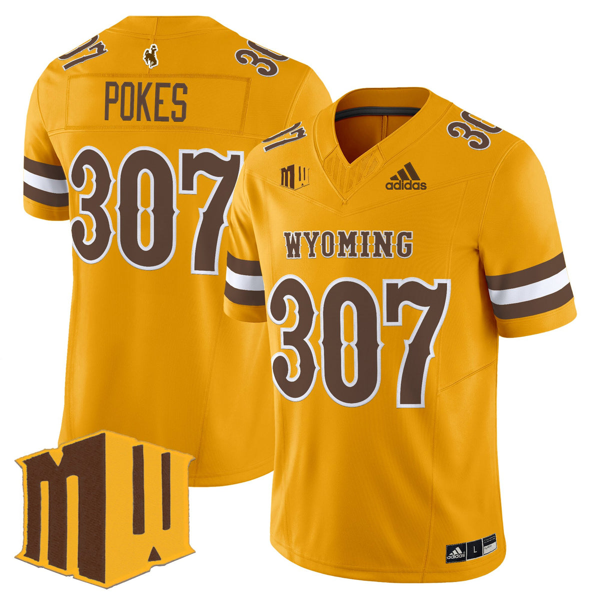 Men's Wyoming Cowboys 2025 Vapor Limited Jersey - All Stitched