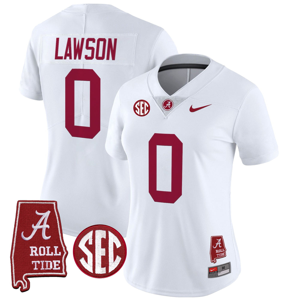 Women's Alabama Crimson Tide 2025 Vapor Limited Jersey - Alabama Map - All Stitched