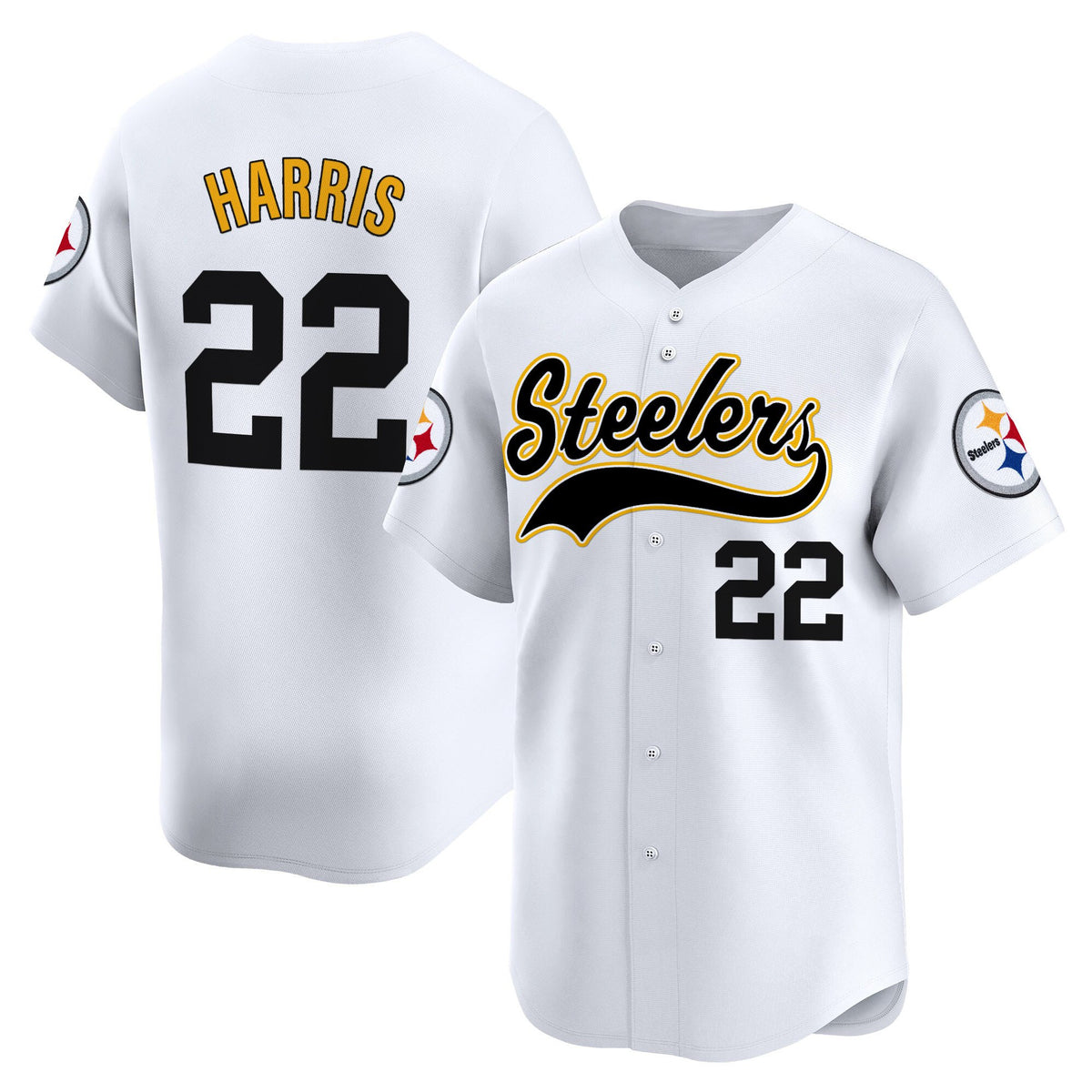 Men's Pittsburgh Steelers 2025 Vapor Baseball Jersey - All Stitched