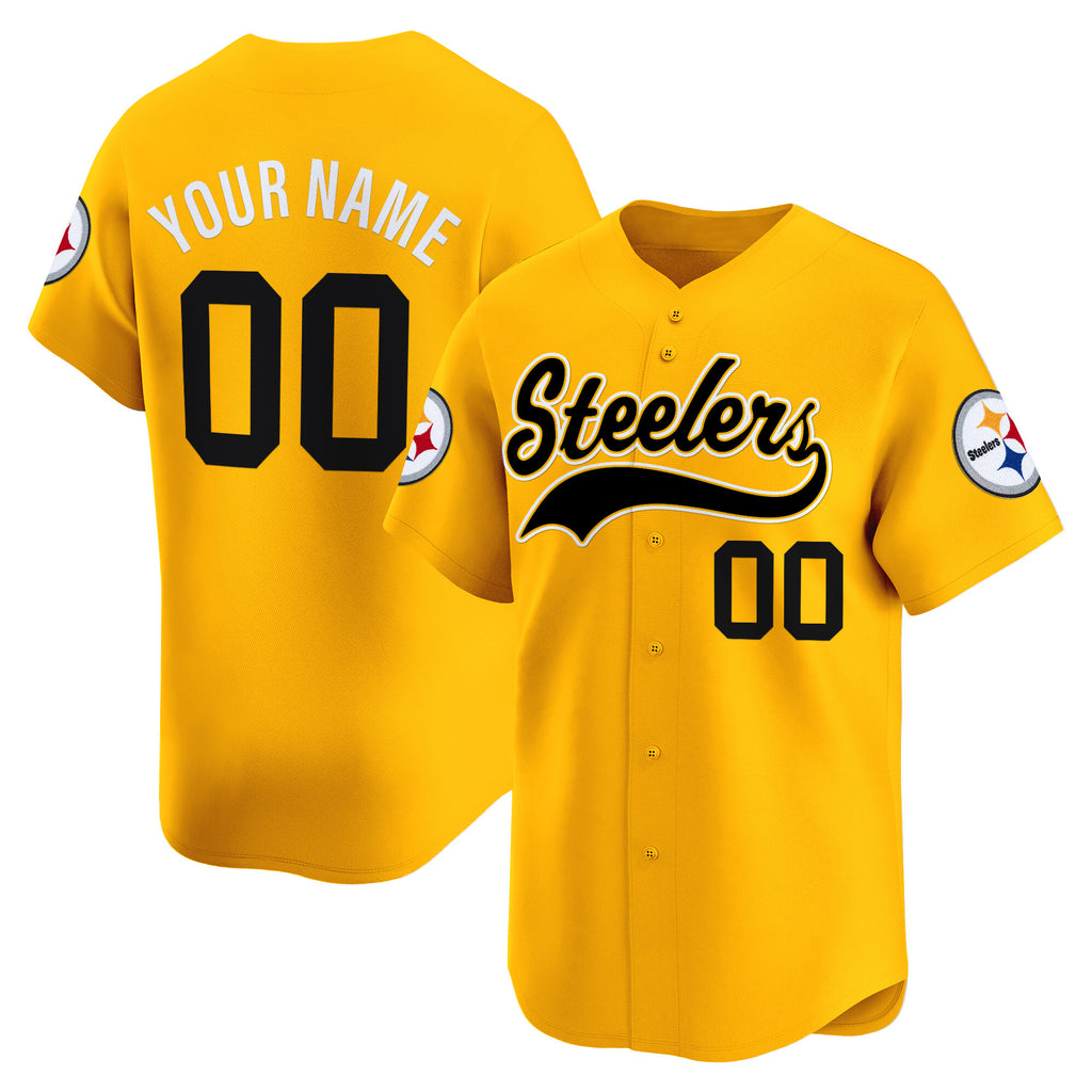 Pittsburgh Steelers 2025 Vapor Baseball Custom Jersey - All Stitched