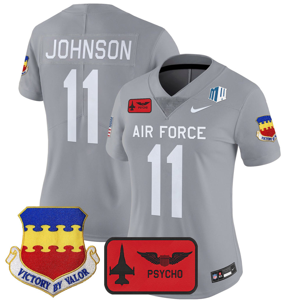 Women's Air Force Falcons 2025 'Air Power Legacy Series' Vapor Limited Jersey - All Stitched
