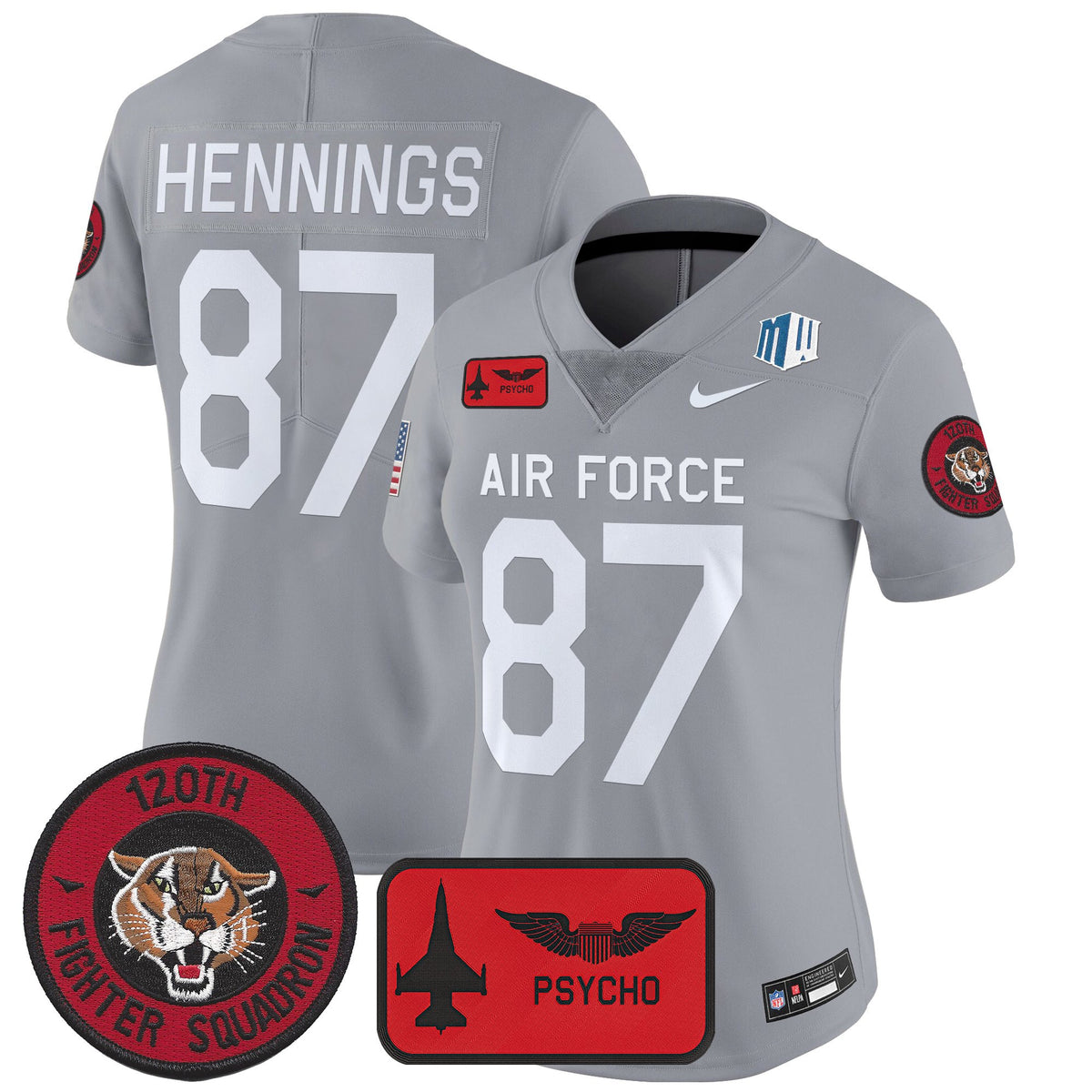 Women's Air Force Falcons 2025 'Air Power Legacy Series' Vapor Limited Jersey - All Stitched