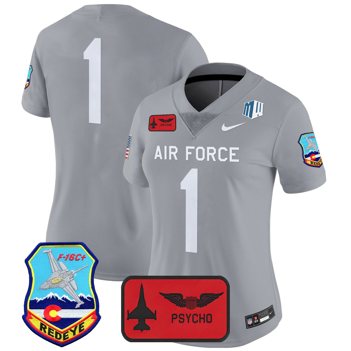 Women's Air Force Falcons 2025 'Air Power Legacy Series' Vapor Limited Jersey - All Stitched