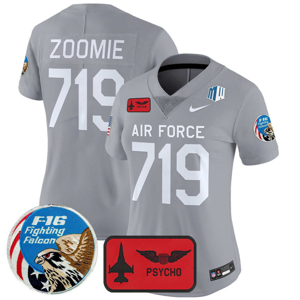 Women's Air Force Falcons 2025 'Air Power Legacy Series' Vapor Limited Jersey - All Stitched