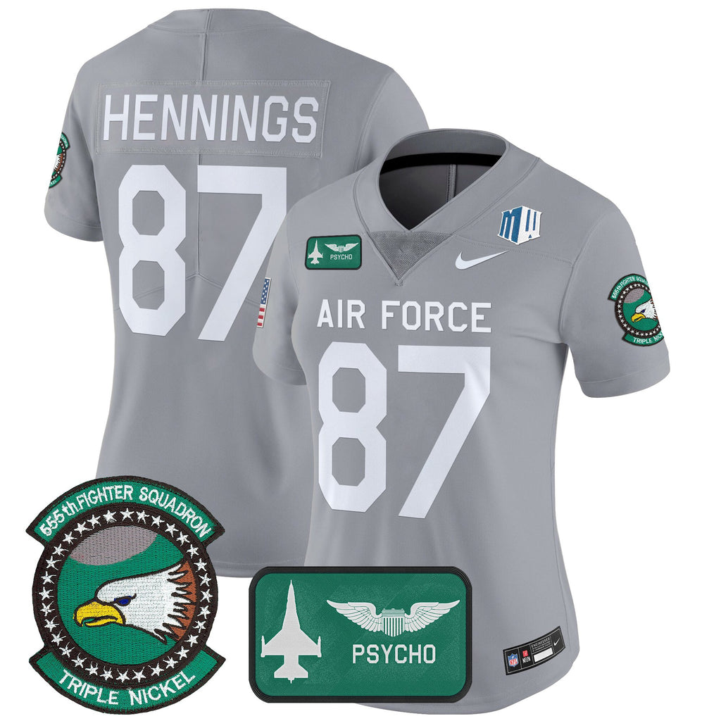 Women's Air Force Falcons 2025 'Air Power Legacy Series' Vapor Limited Jersey - All Stitched