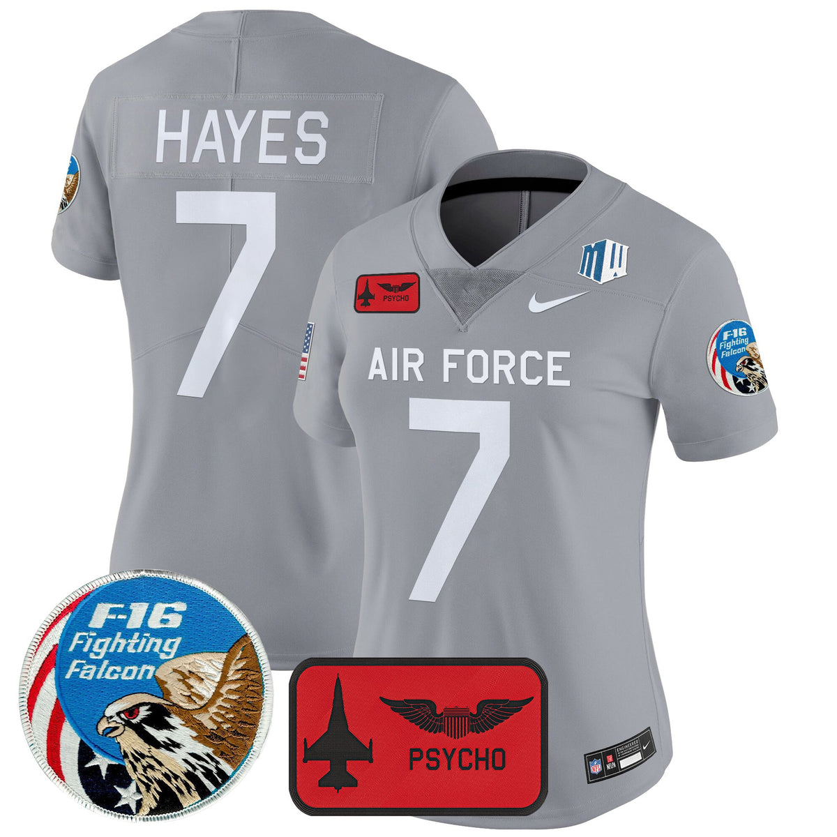 Women's Air Force Falcons 2025 'Air Power Legacy Series' Vapor Limited Jersey - All Stitched