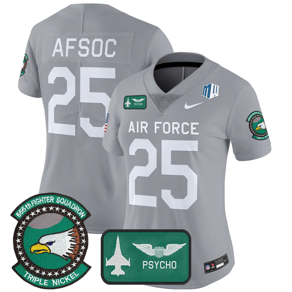 Women's Air Force Falcons 2025 'Air Power Legacy Series' Vapor Limited Jersey - All Stitched