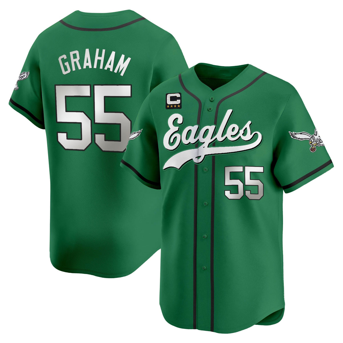 Men's Philadelphia Eagles 2025 Vapor Baseball Jersey - All Stitched