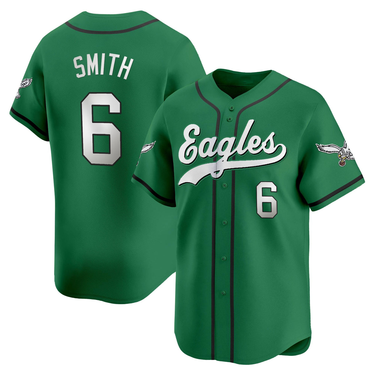 Men's Philadelphia Eagles 2025 Vapor Baseball Jersey - All Stitched