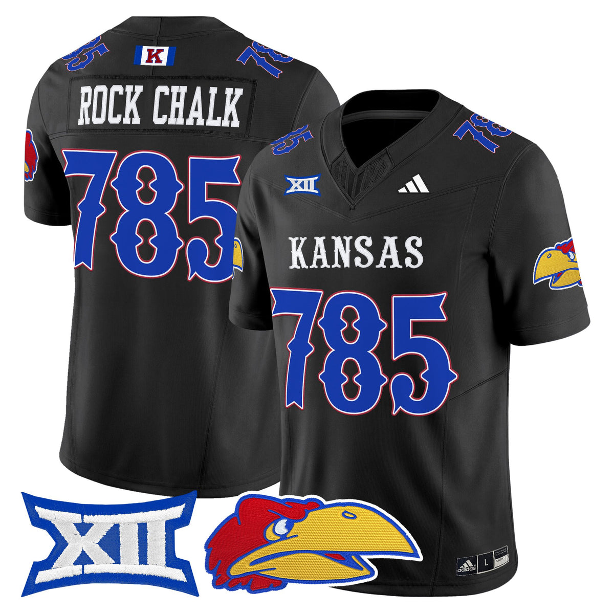 Men's Kansas Jayhawks 2025 Vapor Limited Jersey - All Stitched