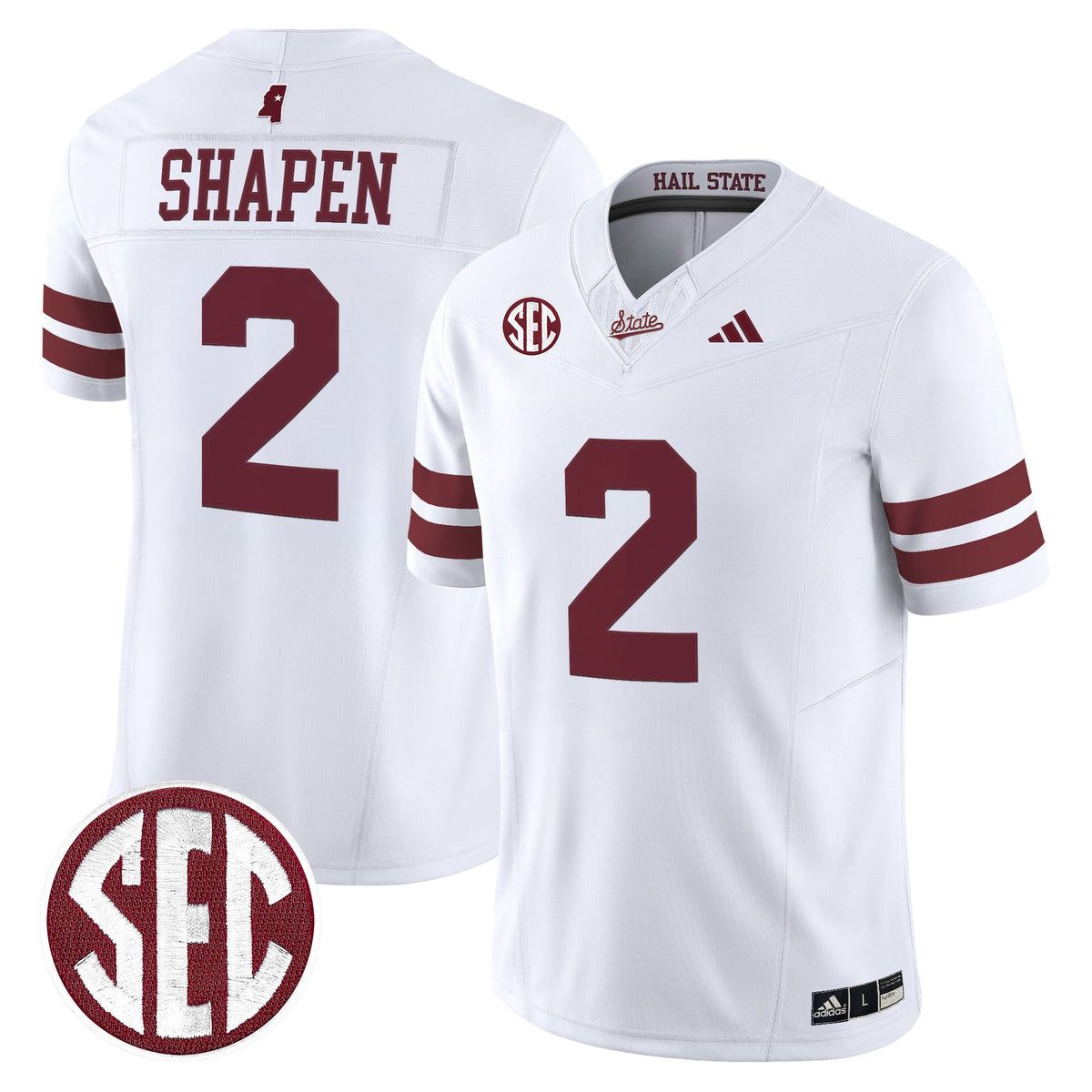 Men's Mississippi State Bulldogs 'Dark Mode' Vapor Limited Jersey - All Stitched