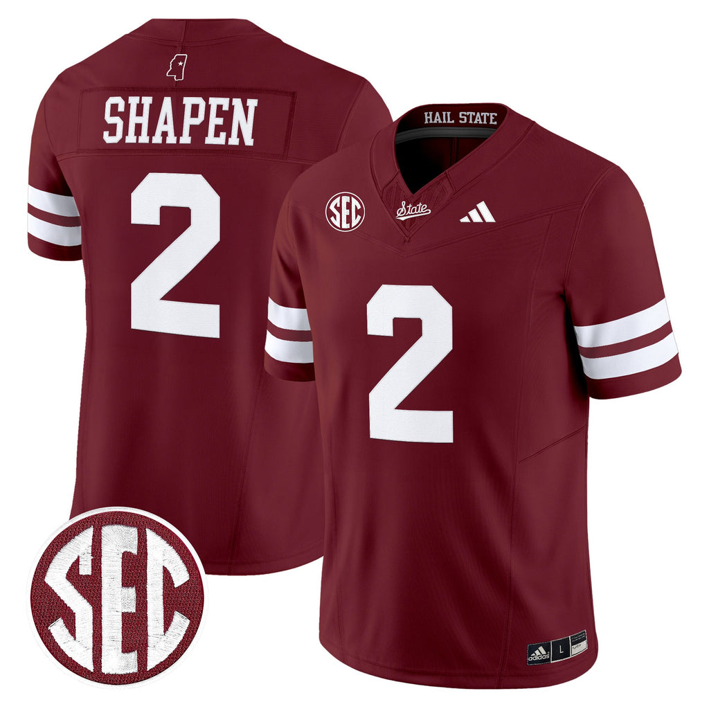 Men's Mississippi State Bulldogs 'Dark Mode' Vapor Limited Jersey - All Stitched