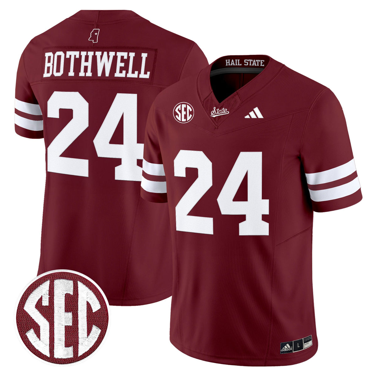 Men's Mississippi State Bulldogs 'Dark Mode' Vapor Limited Jersey - All Stitched