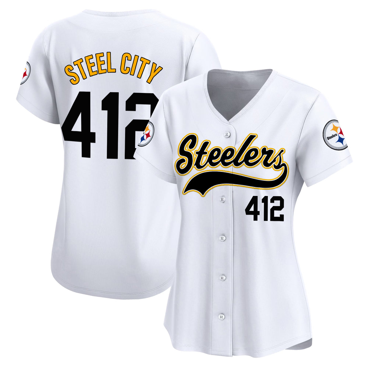 Women's Pittsburgh Steelers 2025 Vapor Baseball Jersey - All Stitched