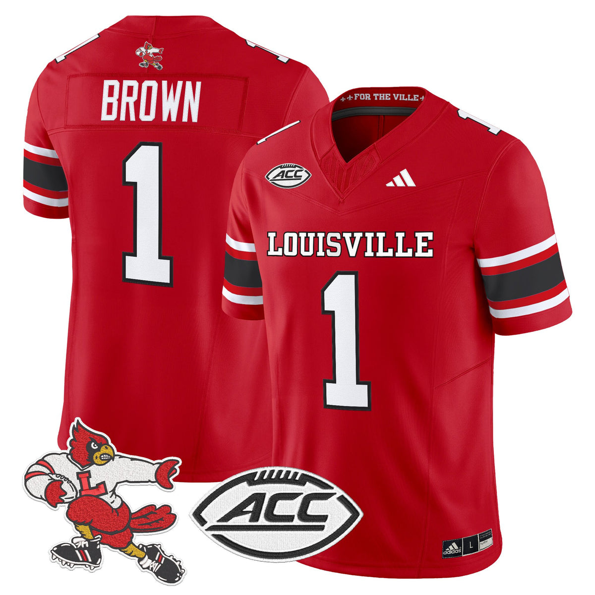 Men's Louisville Cardinals '1980s Throwback' Vapor Limited Jersey - All Stitched