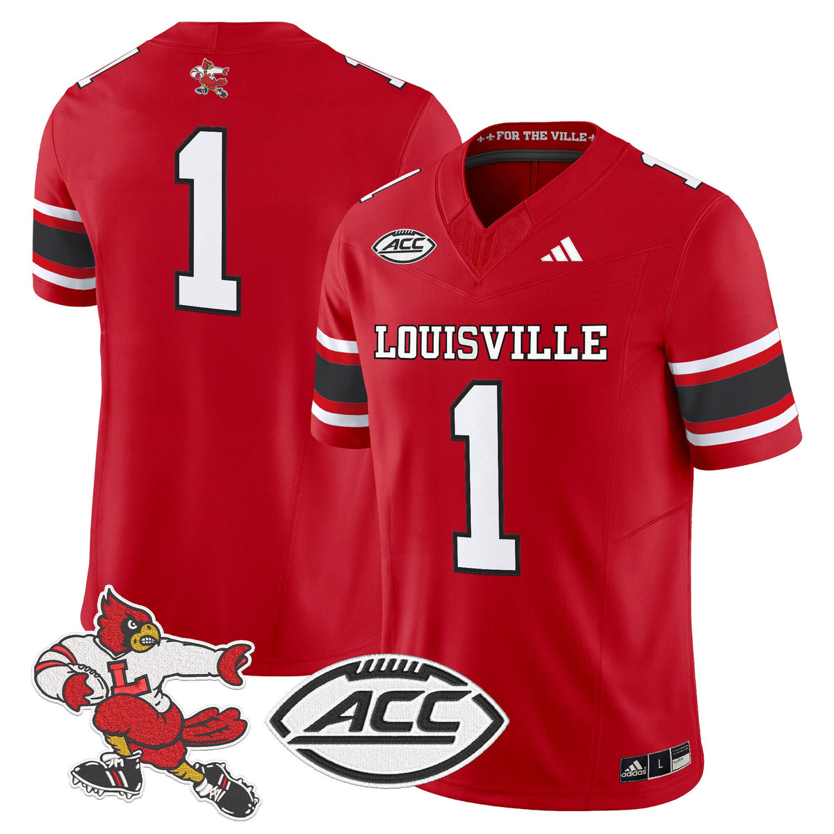 Men's Louisville Cardinals '1980s Throwback' Vapor Limited Jersey - All Stitched