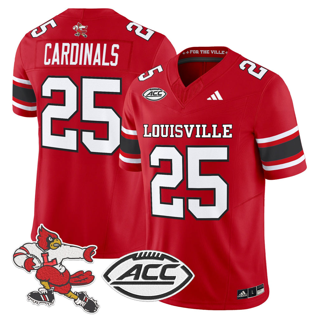 Men's Louisville Cardinals '1980s Throwback' Vapor Limited Jersey - All Stitched