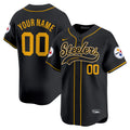 Pittsburgh Steelers 2025 Limited Vapor Baseball Custom Jersey v2 - All Stitched