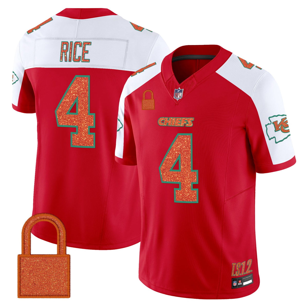 Men's Kansas City Chiefs 'Taylor Swift - TS12 - The Life of a Showgirl' Vapor Limited Jersey - All Stitched