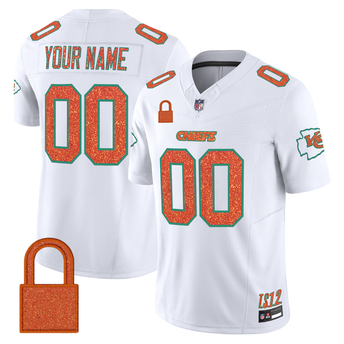 Kansas City Chiefs 'Taylor Swift - TS12 - The Life of a Showgirl' Vapor Limited Custom Jersey - All Stitched