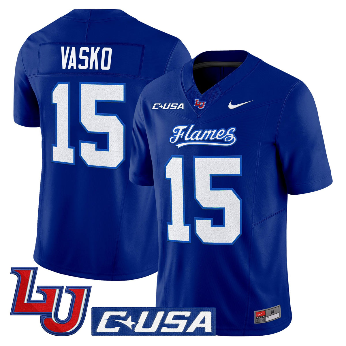 Men's Liberty Flames 2025 Vapor Limited Jersey - All Stitched