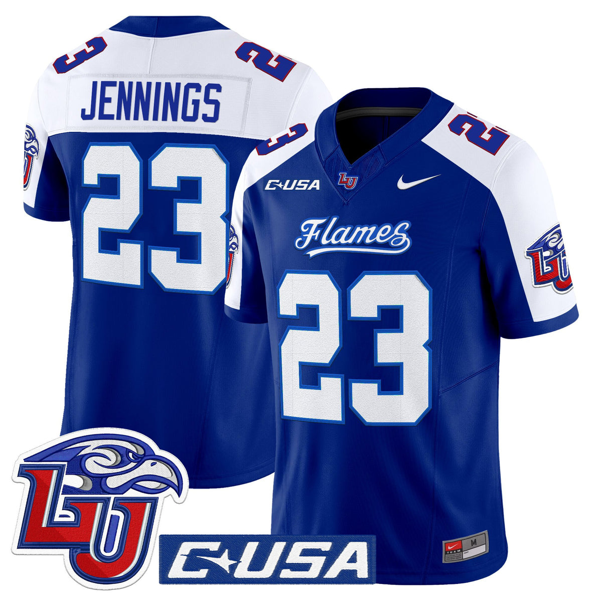 Men's Liberty Flames 2025 Vapor Limited Jersey - All Stitched