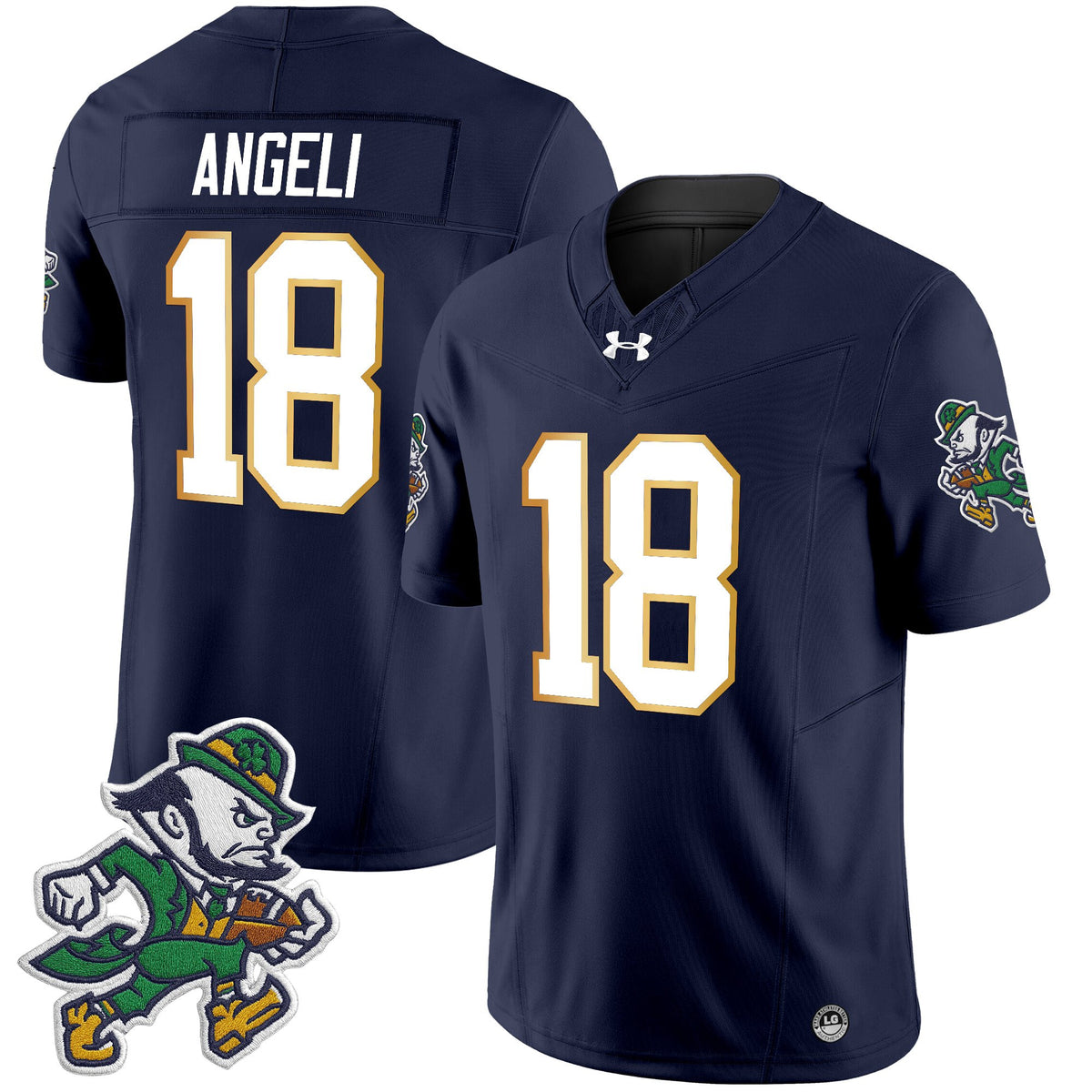 Men's Notre Dame Fighting Irish 2025 'Gridiron Leprechaun Edition' Vapor Limited Jersey – All Stitched
