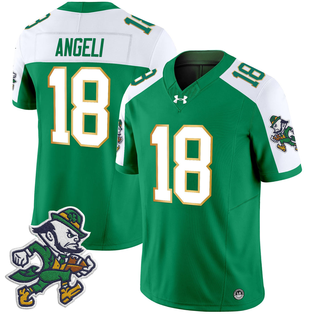 Men's Notre Dame Fighting Irish 2025 'Gridiron Leprechaun Edition' Vapor Limited Jersey – All Stitched
