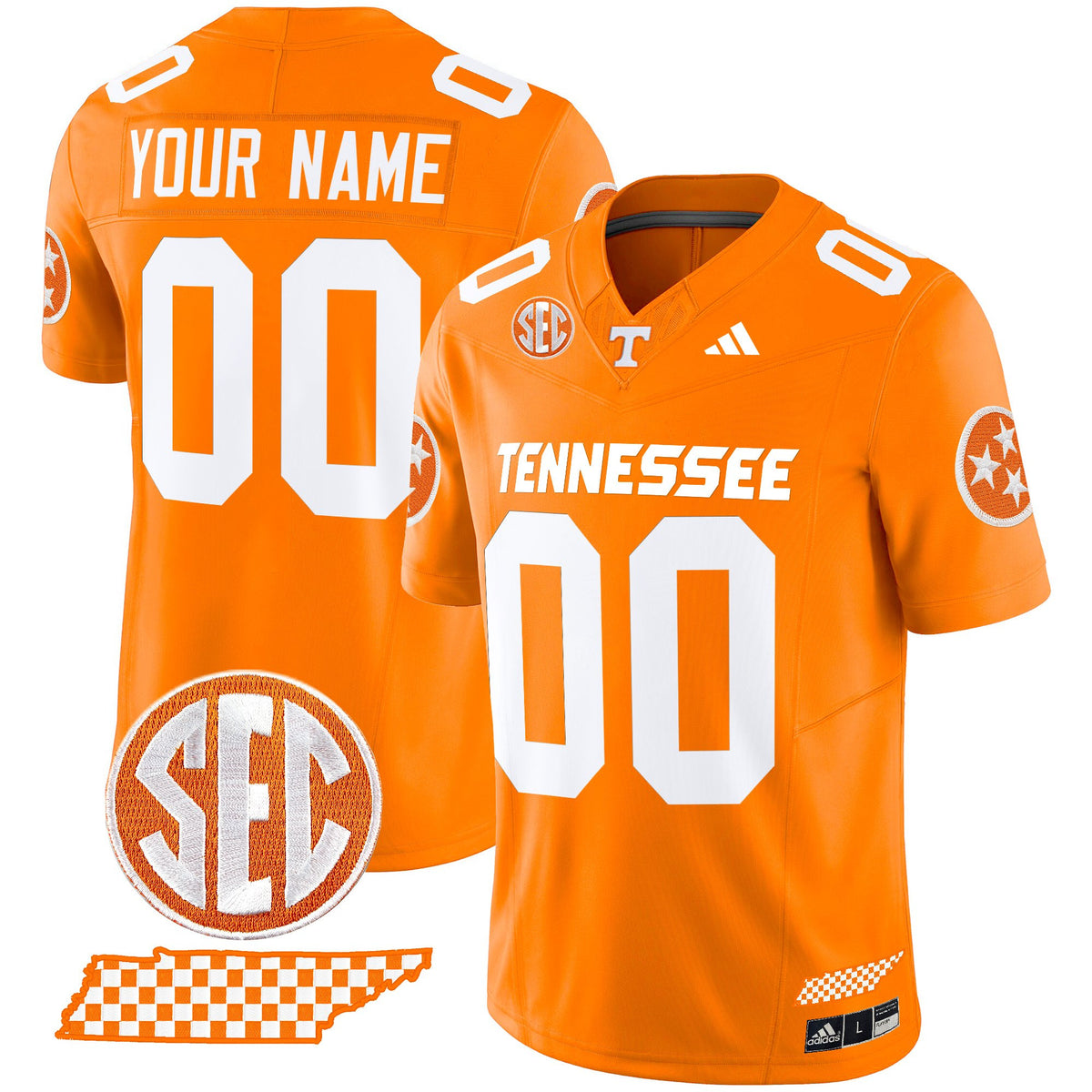 Tennessee Volunteers 2025 Vapor Limited Custom Jersey V2 - All Stitched