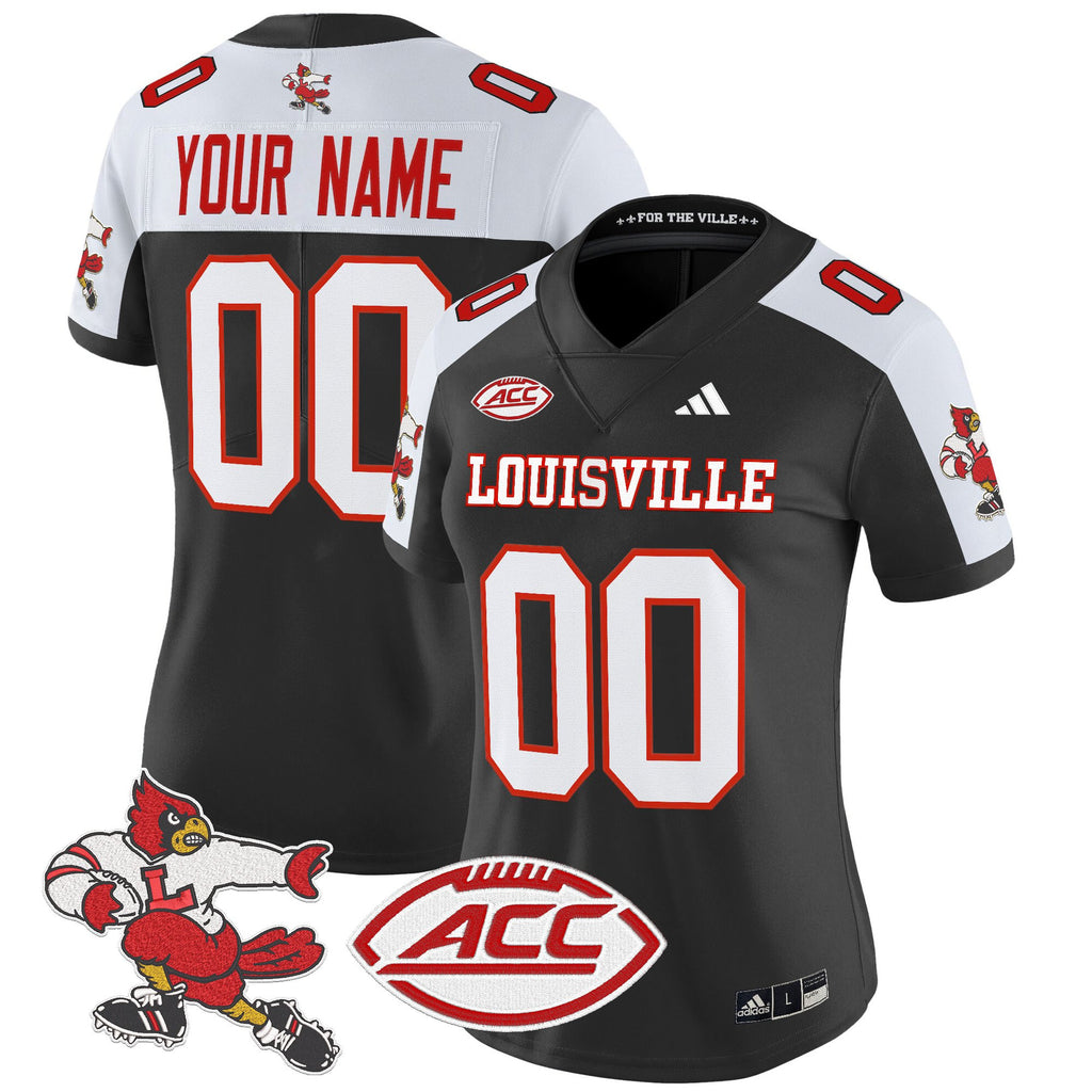 Louisville Cardinals '1980s Throwback' Vapor Limited Custom Jersey - All Stitched