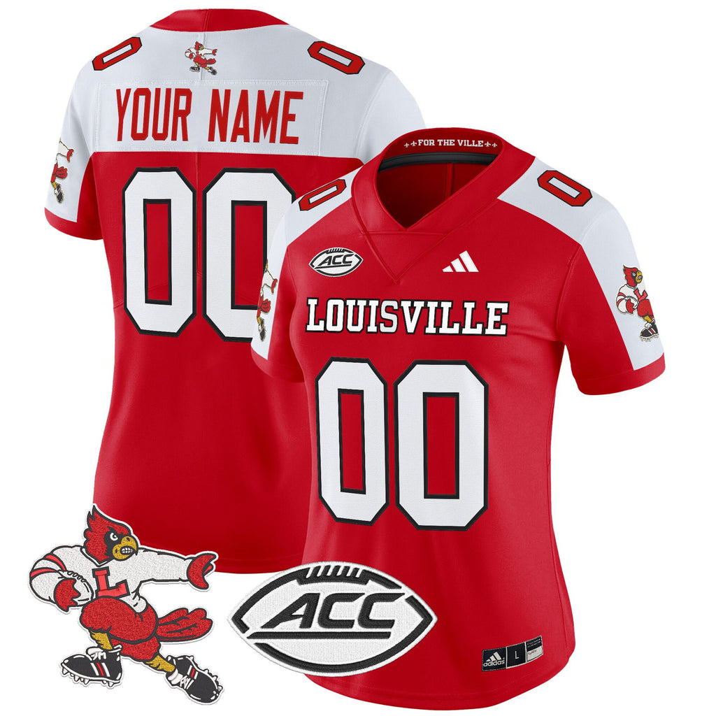 Louisville Cardinals '1980s Throwback' Vapor Limited Custom Jersey - All Stitched