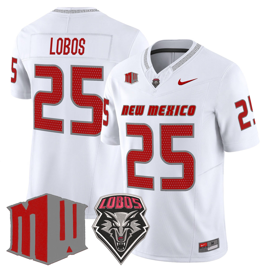 Men's New Mexico Lobos 2025 Vapor Limited Jersey - All Stitched