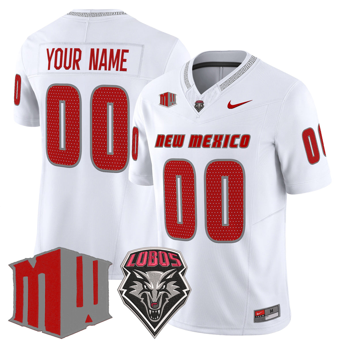 New Mexico Lobos 2025 Vapor Limited Custom Jersey - All Stitched