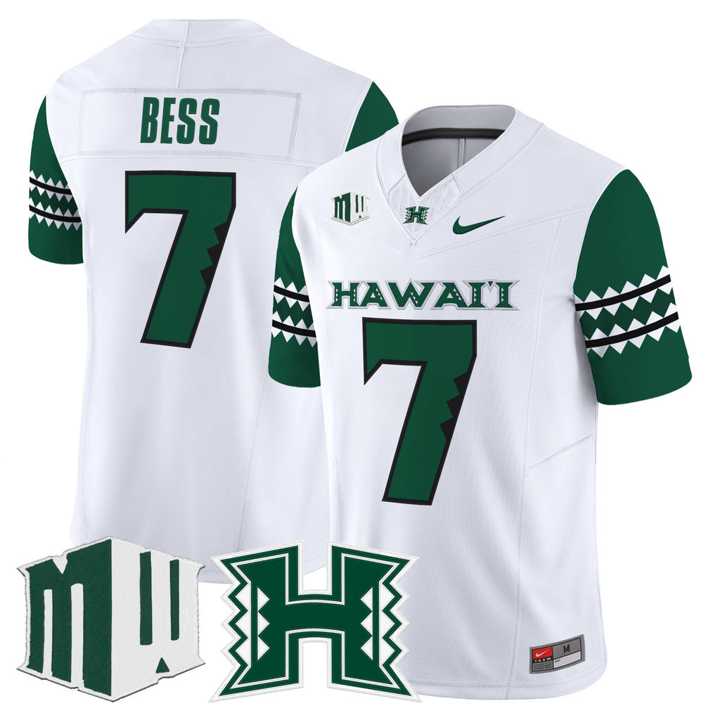 Men's Hawai'i Rainbow Warriors 2025 Vapor Limited Jersey - All Stitched
