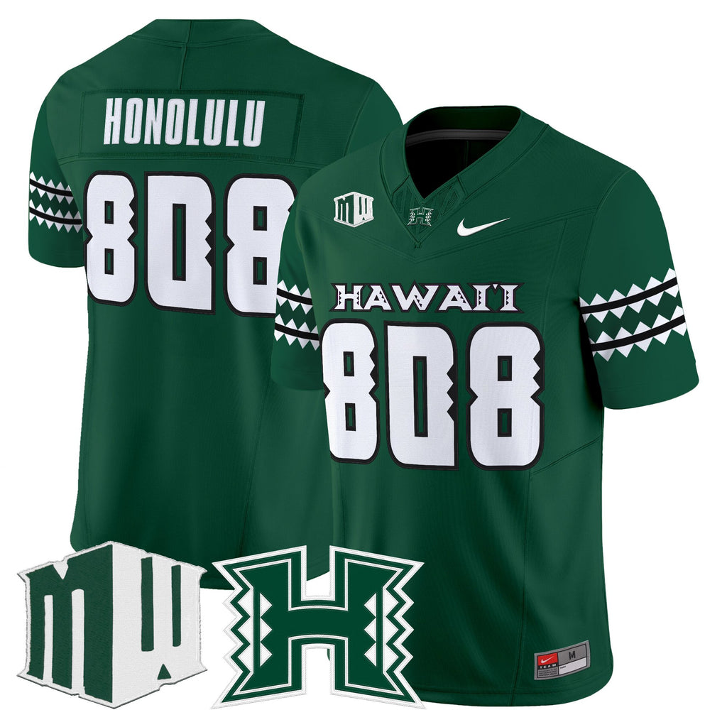 Men's Hawai'i Rainbow Warriors 2025 Vapor Limited Jersey - All Stitched