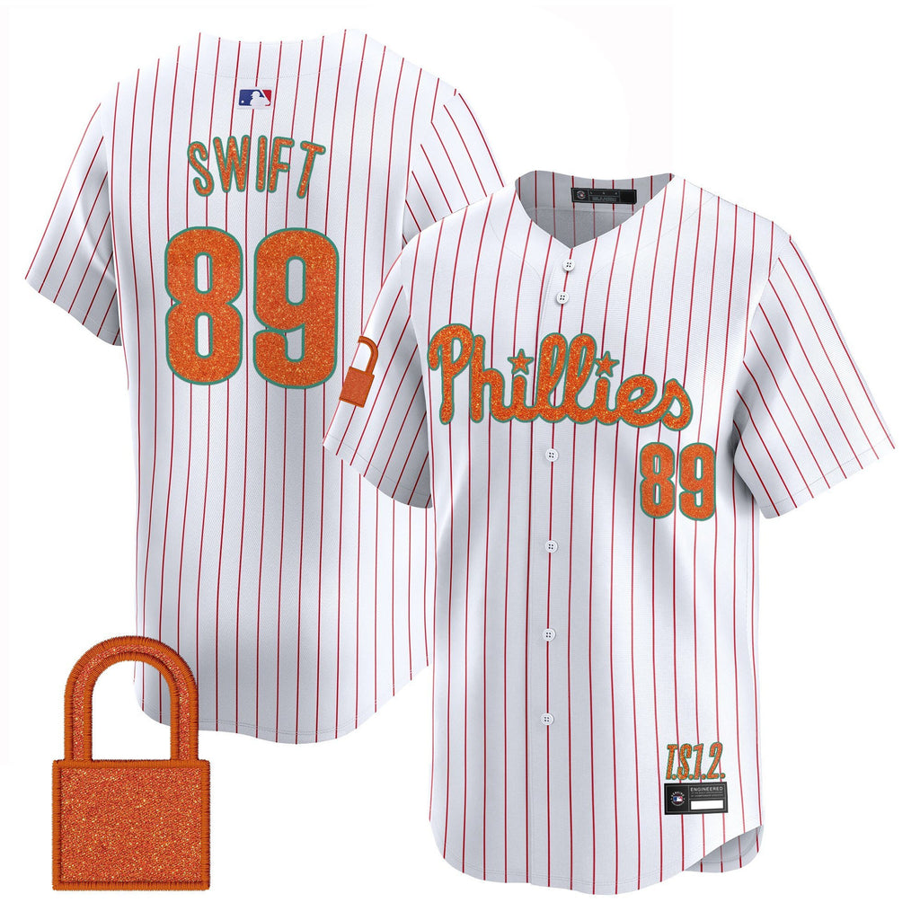 Men's Philadelphia Phillies 'Taylor Swift - TS12 - The Life of a Showgirl' Vapor Premier Limited Jersey - All Stitched