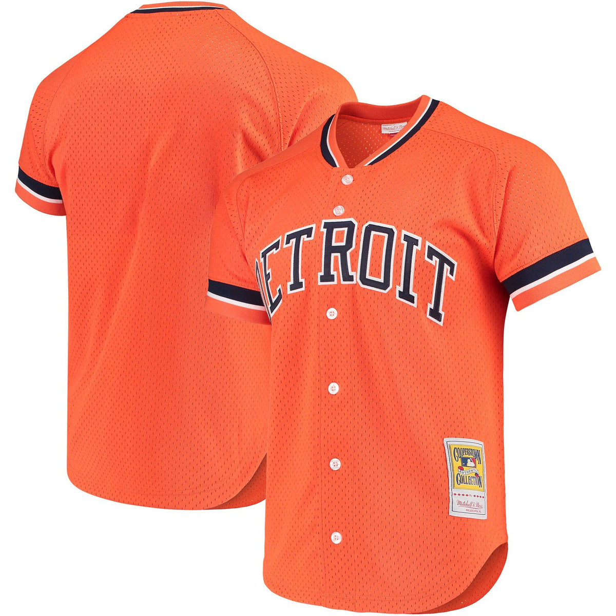 Men's Detroit Tigers Throwback Jersey - Cooperstown Collection - All Stitched