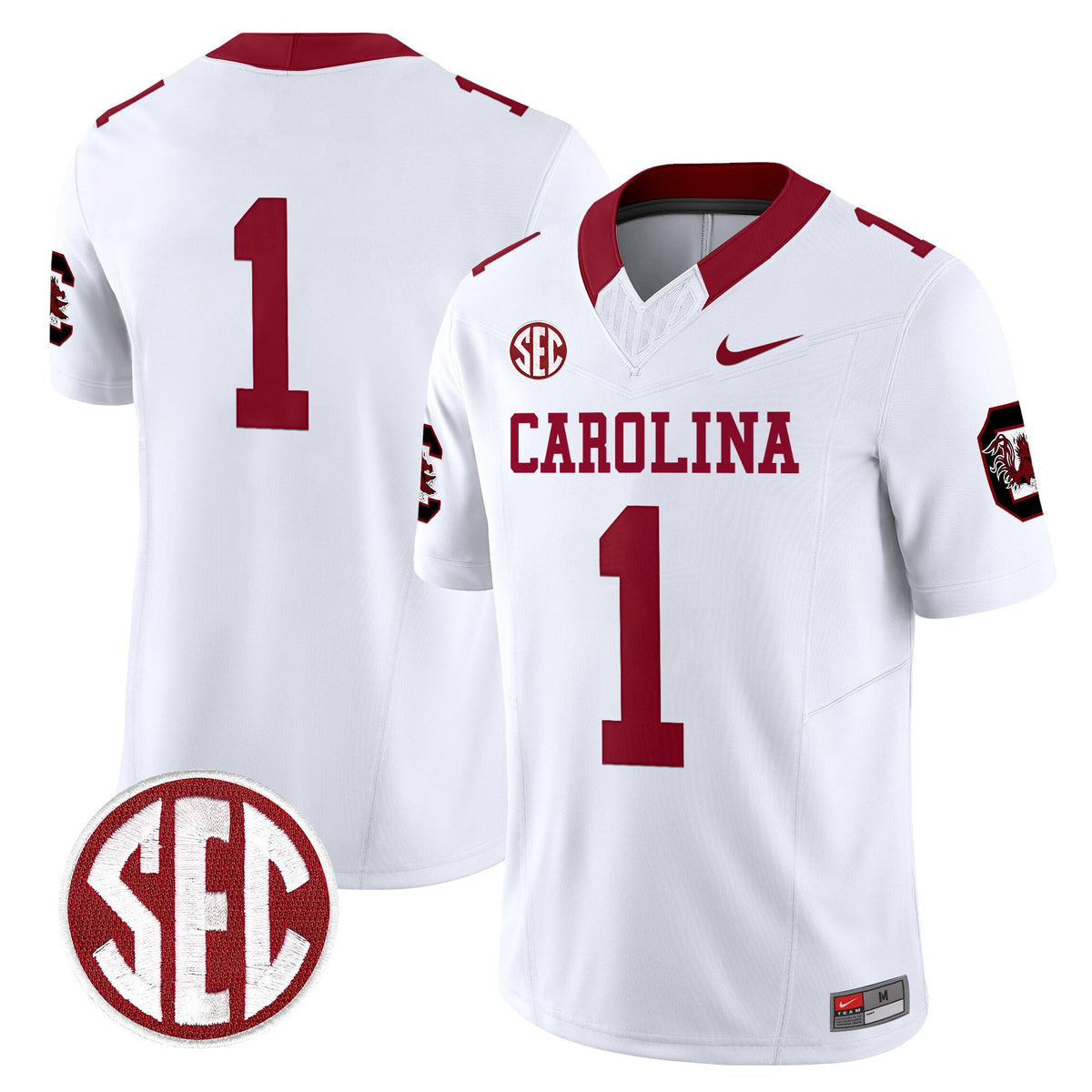 Men's South Carolina Gamecocks 1980 Throwback Vapor Limited Jersey – Rebrand 2026 – All Stitched