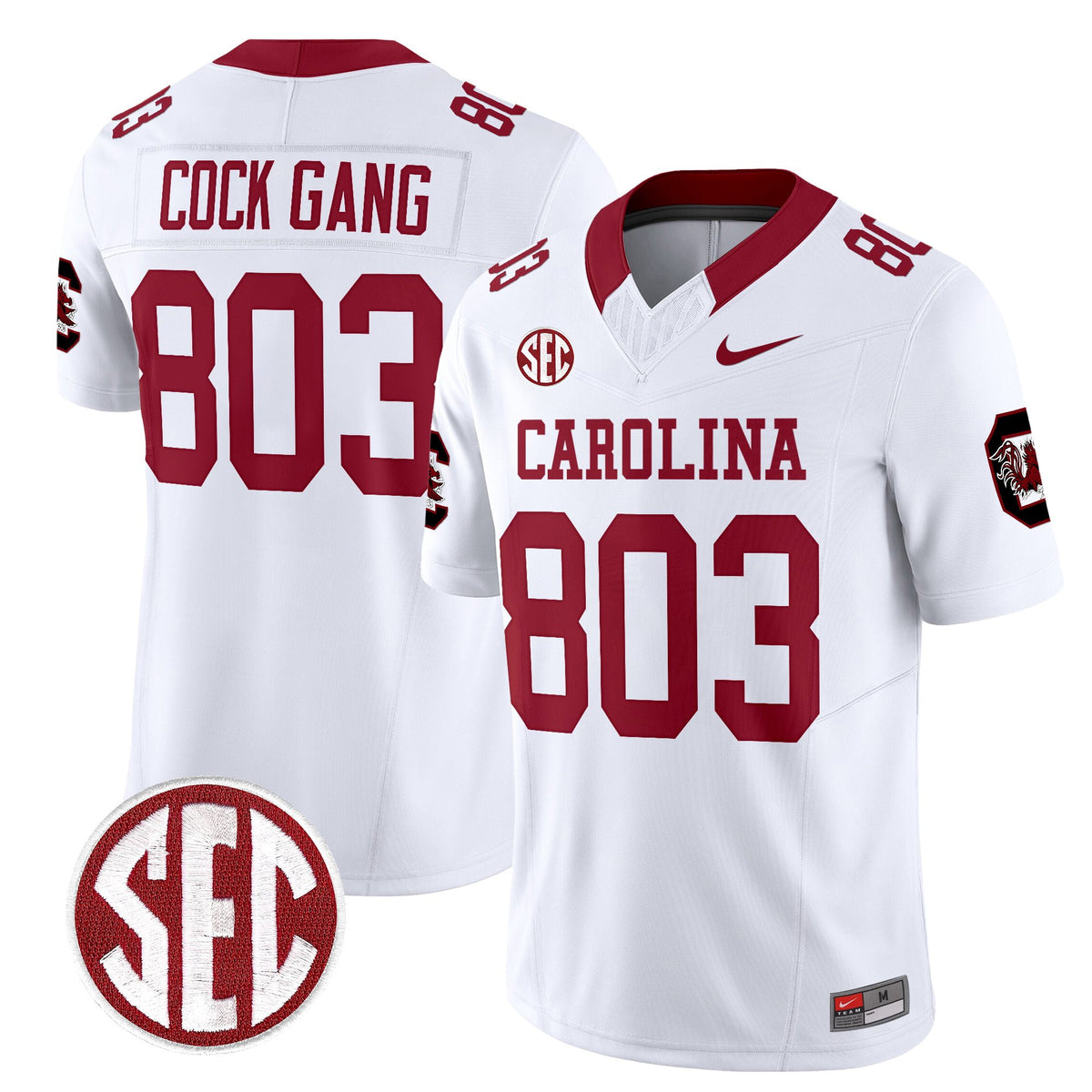 Men's South Carolina Gamecocks 1980 Throwback Vapor Limited Jersey – Rebrand 2026 – All Stitched