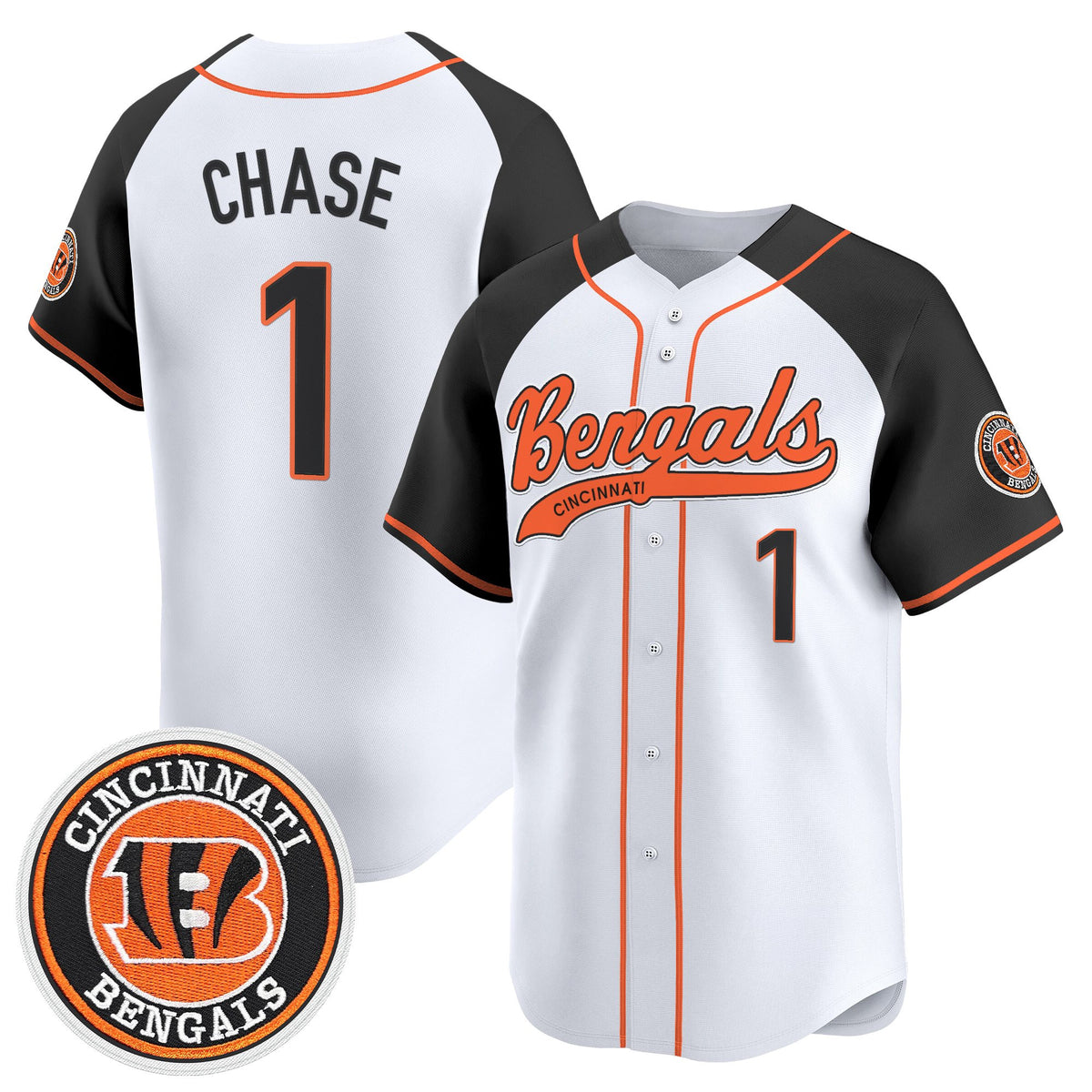 Men's Cincinnati Bengals 2025 Vapor Limited Baseball Jersey - All Stitched