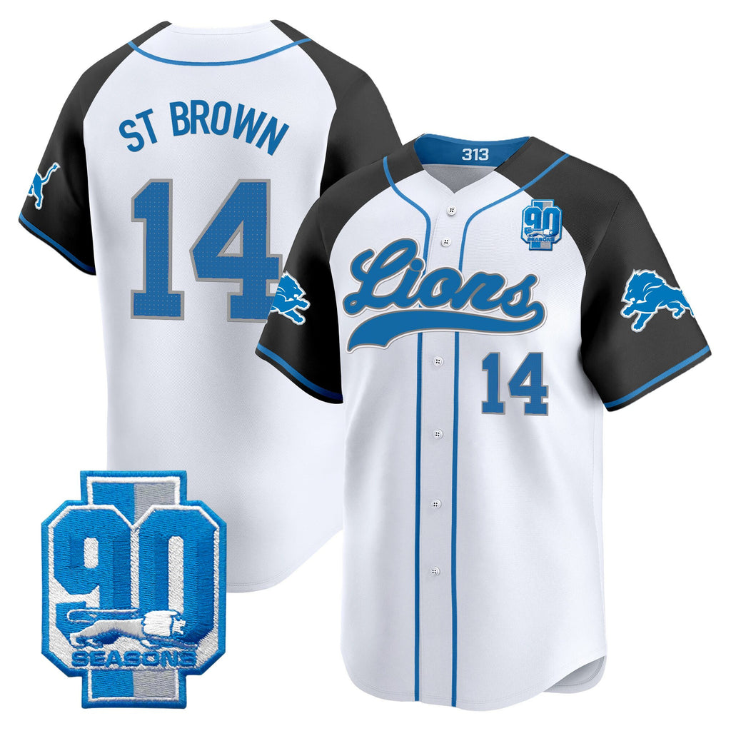Men's Detroit Lions 2025 Vapor Baseball Jersey - All Stitched