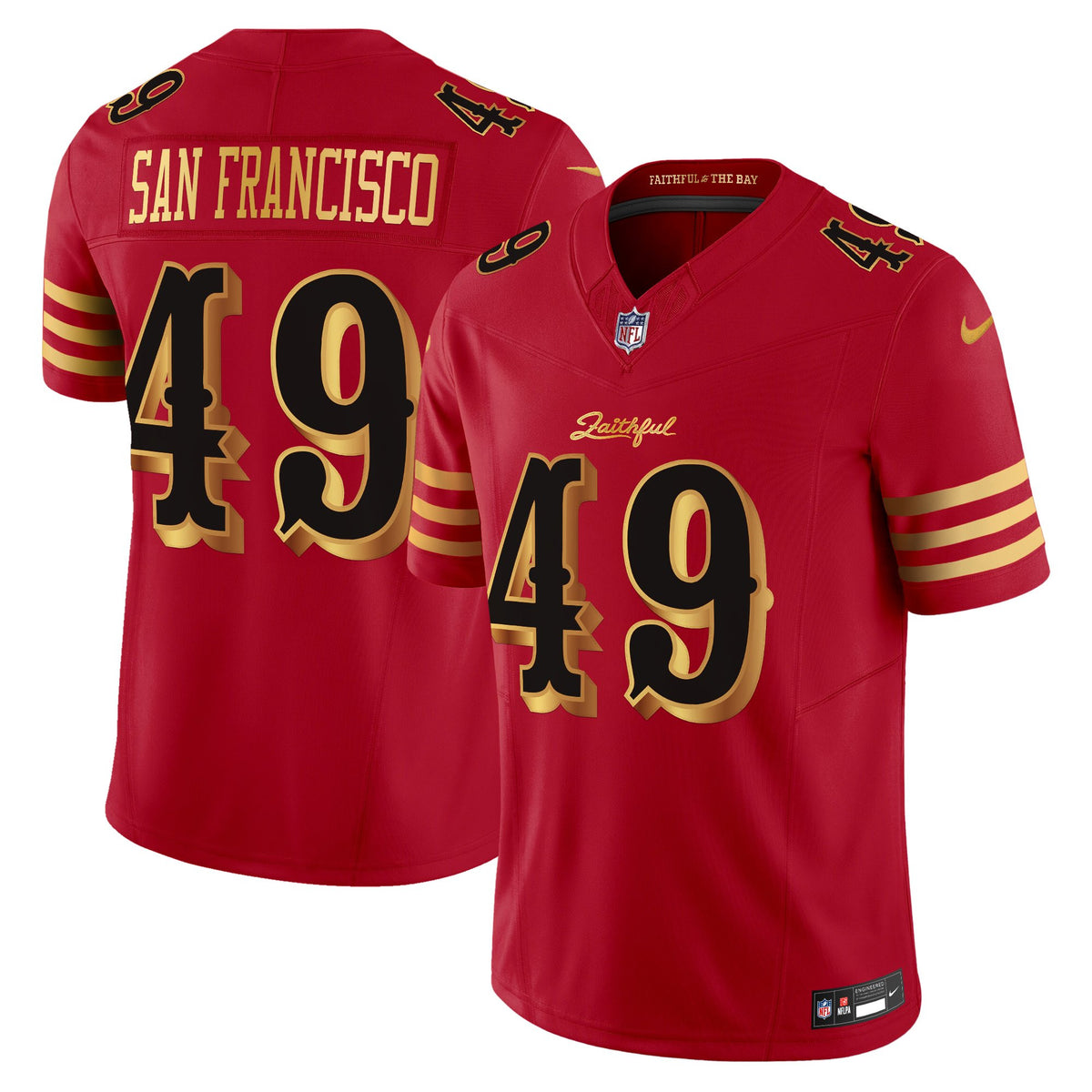 Men's San Francisco 49ers 2025 “Rivalries” Vapor Limited Jersey - All Stitched
