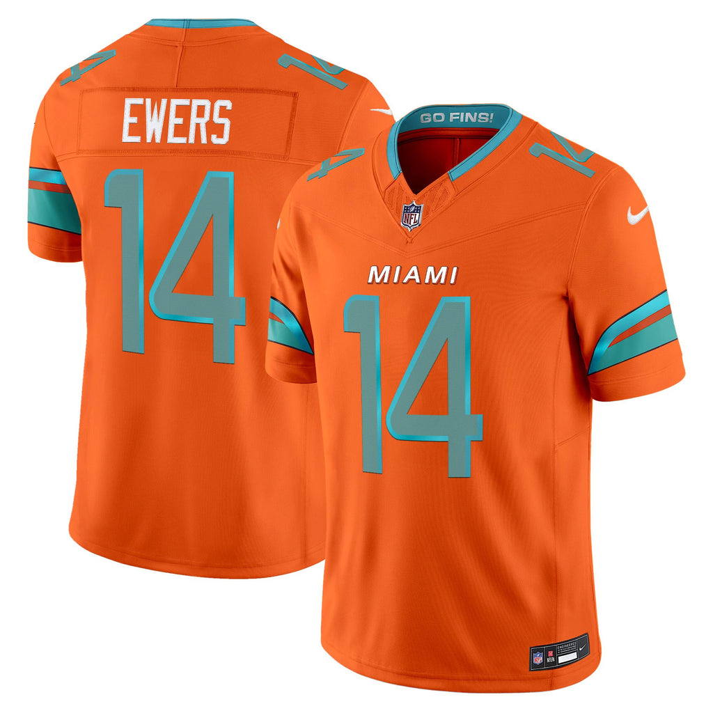 Men's Miami Dolphins 2025 "Rivalries" Vapor Limited Jersey - All Stitched
