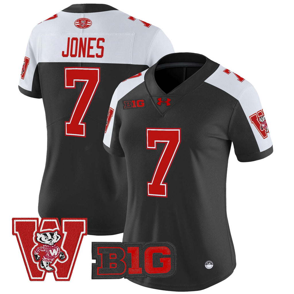 Women's Wisconsin Badgers Throwback Vapor Limited Jersey - All Stitched