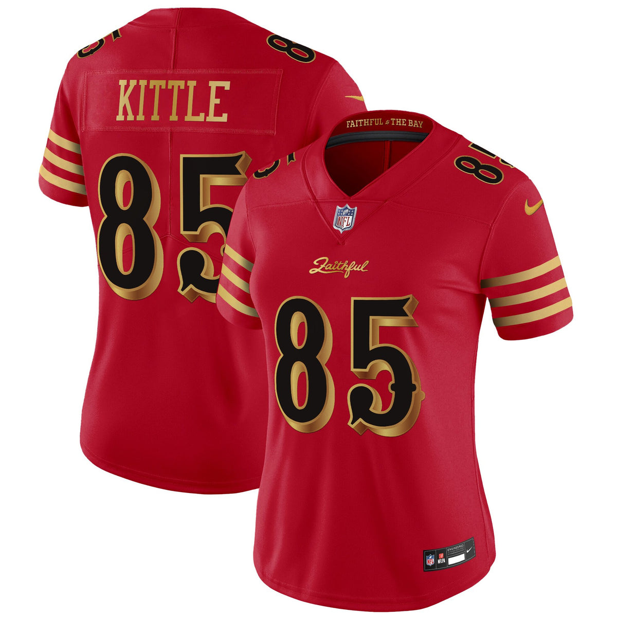 Women's San Francisco 49ers 2025 “Rivalries” Vapor Limited Jersey - All Stitched